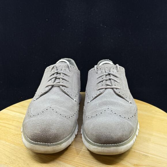Cole Haan Mens ZeroGrand Grand.OS Wingtip Shoes 11M Gray C21383 Sneakers - Picture 6 of 10
